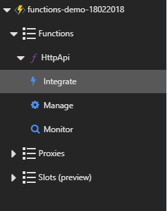 Function Integrate Option