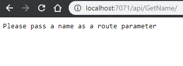 Route Parameter Not Found